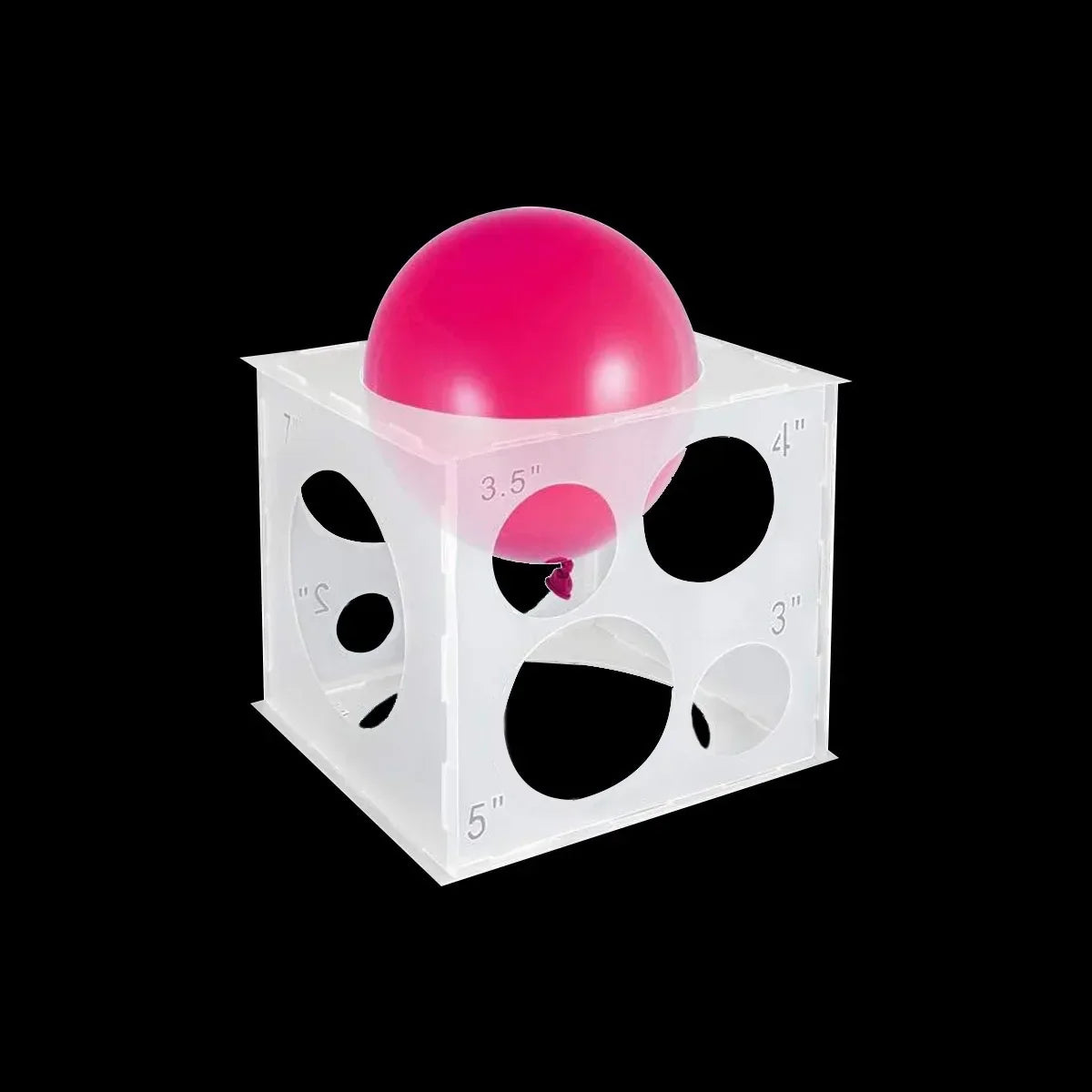 Cube de Mesure pour Ballons – Gonflage précis pour des décorations parfaites