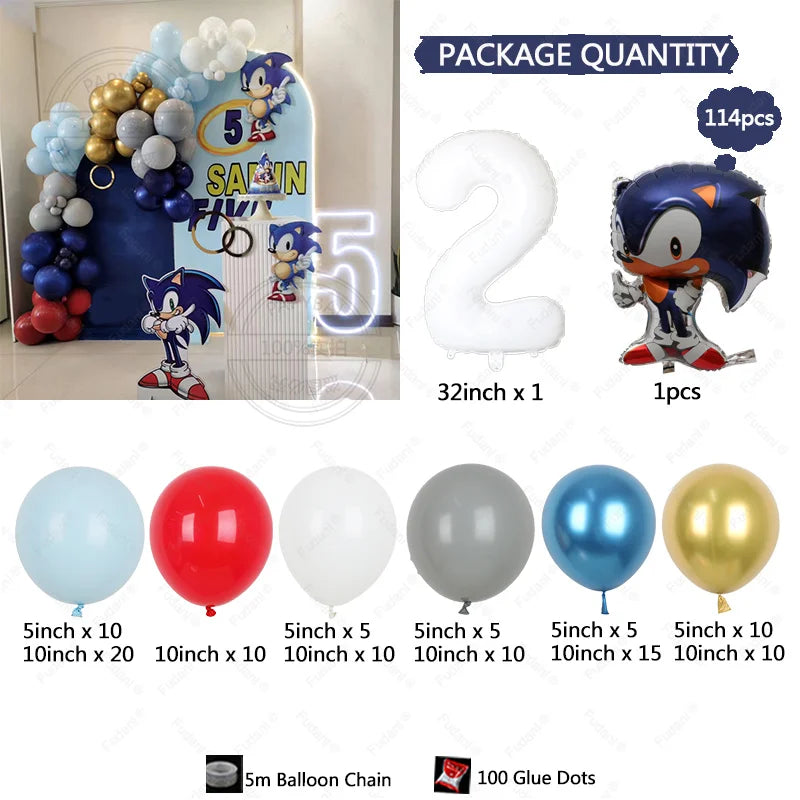 Arche ballons sonic 2