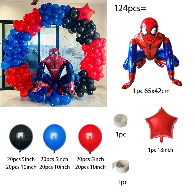 Couronne de ballons spider man 4