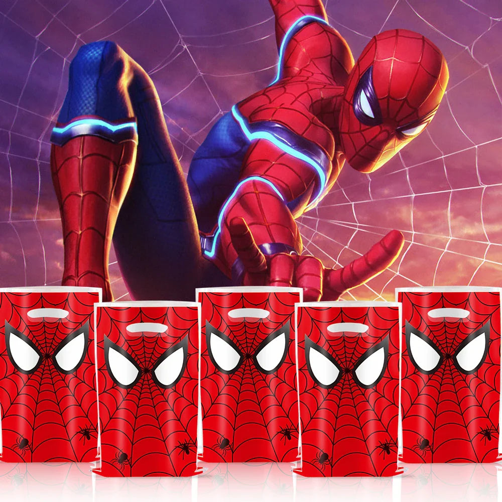 Sac en plastique spider-man*10pcs