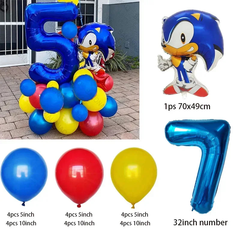 Lot DE BALLONS SONIC