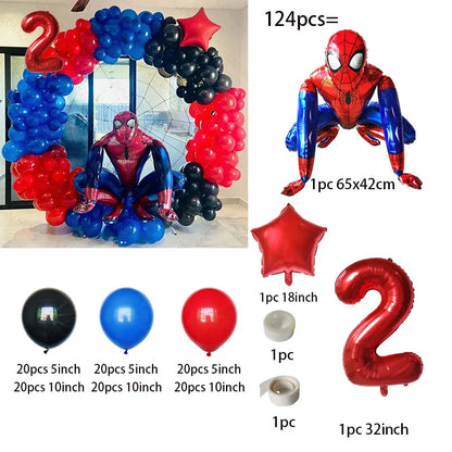 Couronne de ballons spider man 4