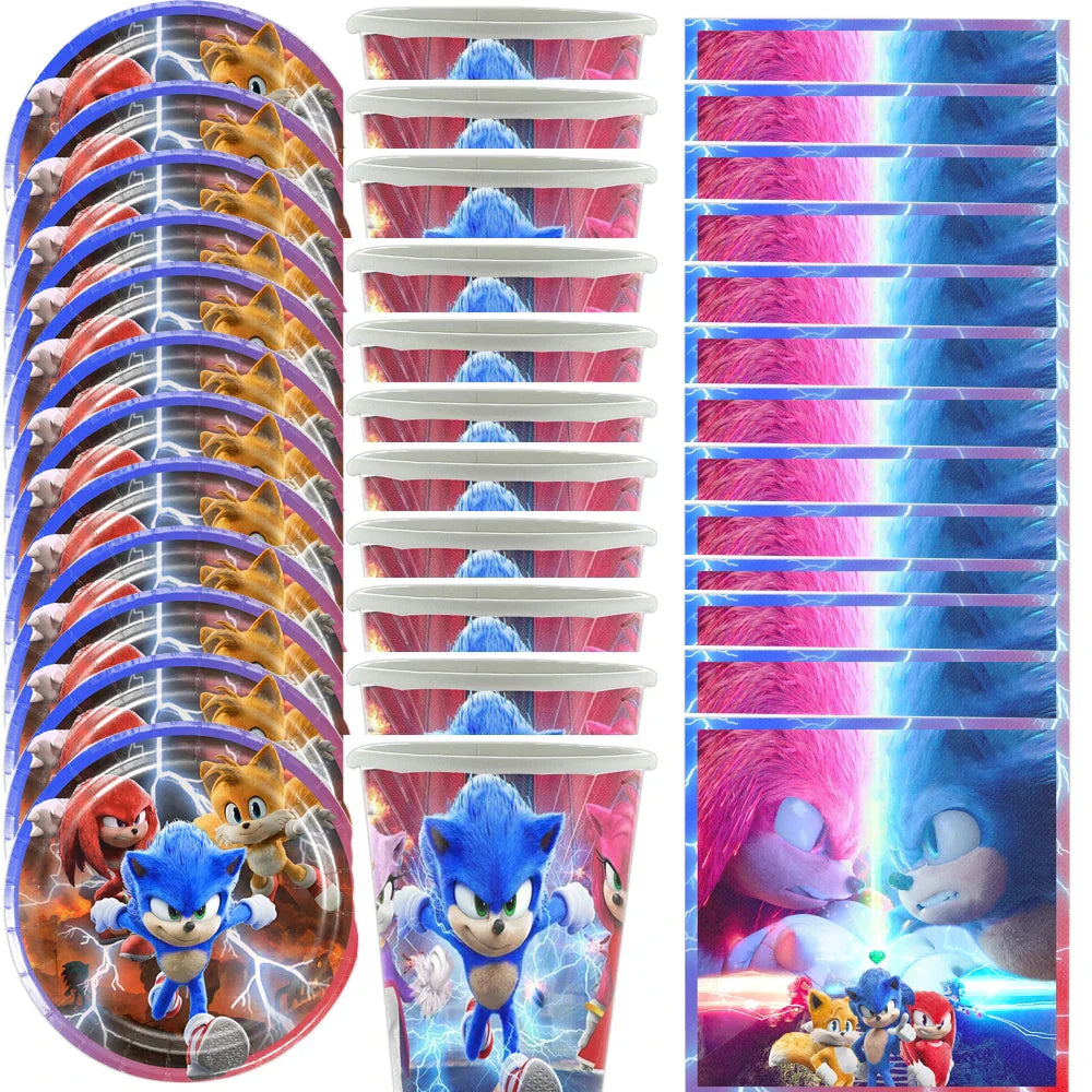 Kit décoration anniversaire sonic 2