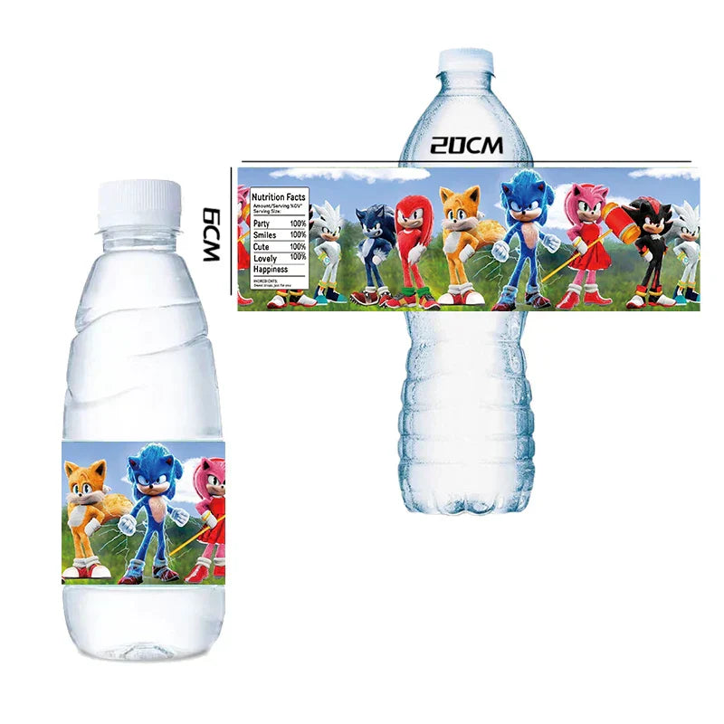 Étiquettes bouteille sonic