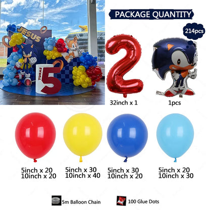 Arche de ballons sonic 1