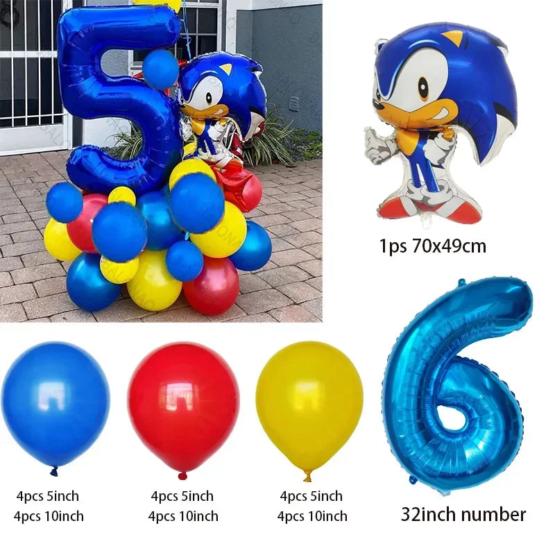 Lot DE BALLONS SONIC