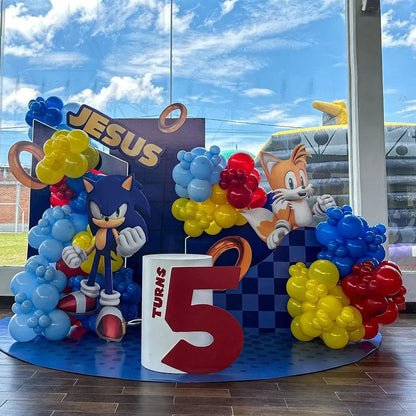 Arche de ballons sonic 1