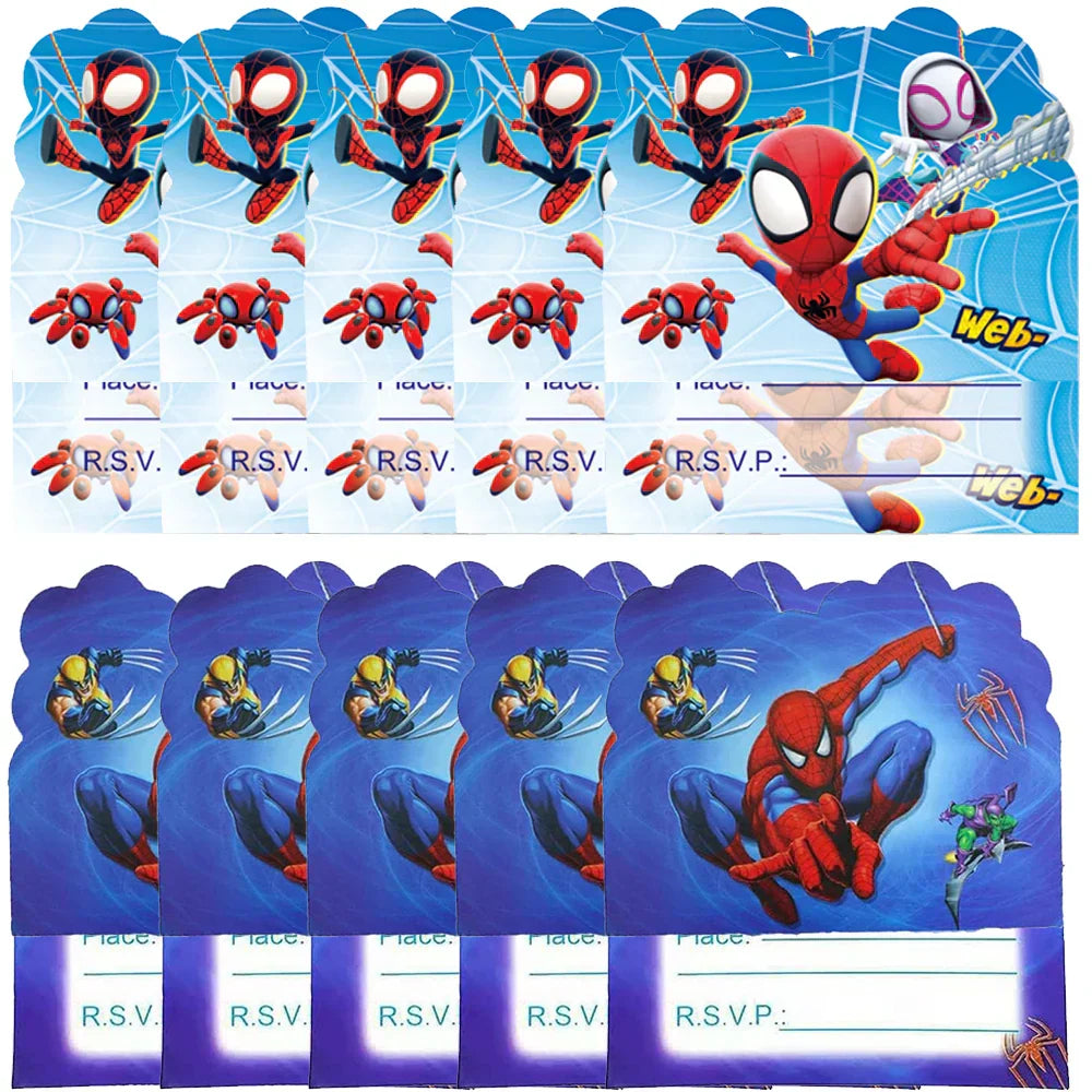 Invitations Spider-man