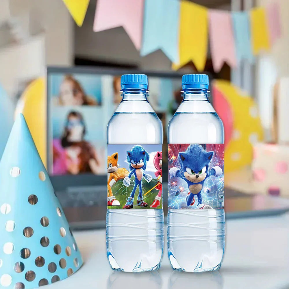 Étiquettes bouteille sonic