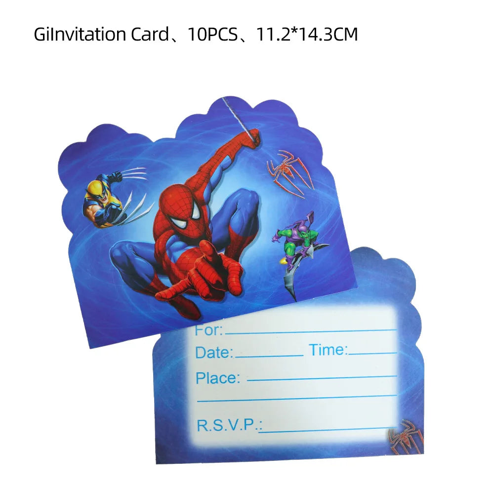 Invitations Spider-man