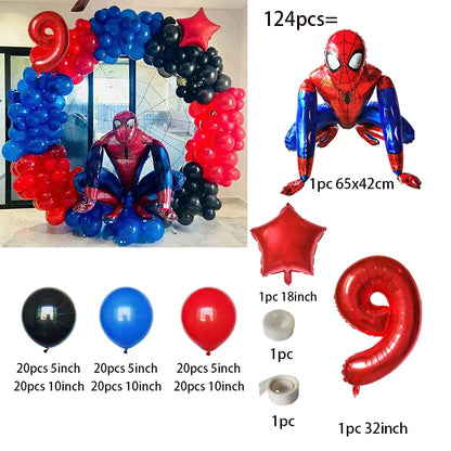 Couronne de ballons spider man 4