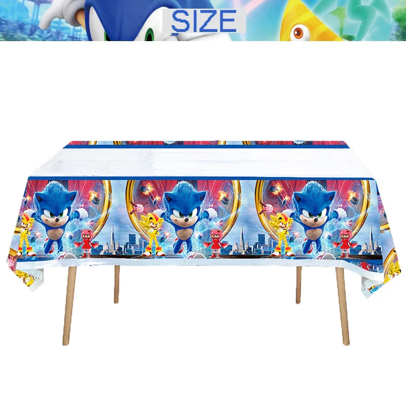 Kit décoration anniversaire sonic 1