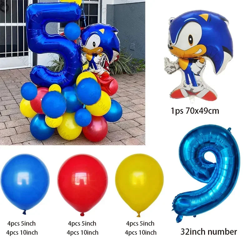 Lot DE BALLONS SONIC