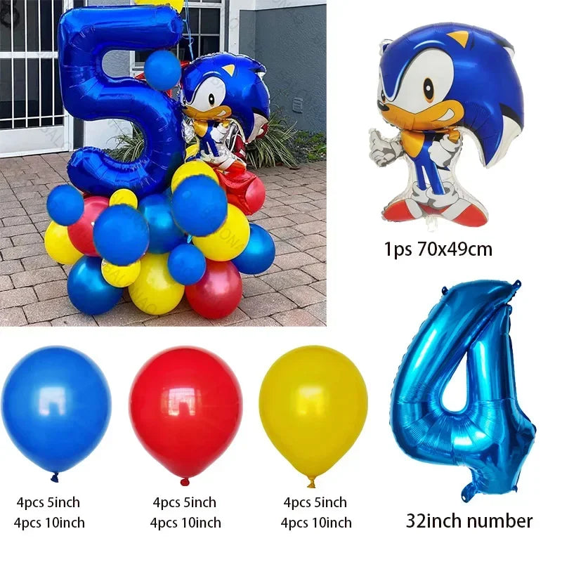 Lot DE BALLONS SONIC