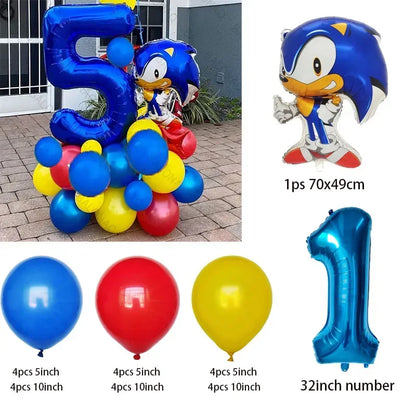 Lot DE BALLONS SONIC