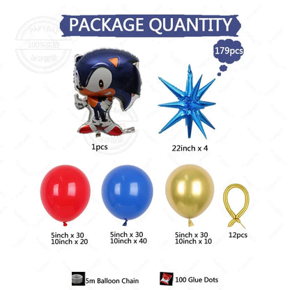 Arche ballons sonic 3