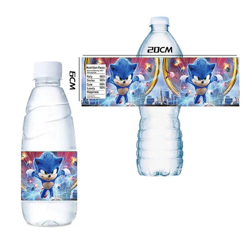 Étiquettes bouteille sonic