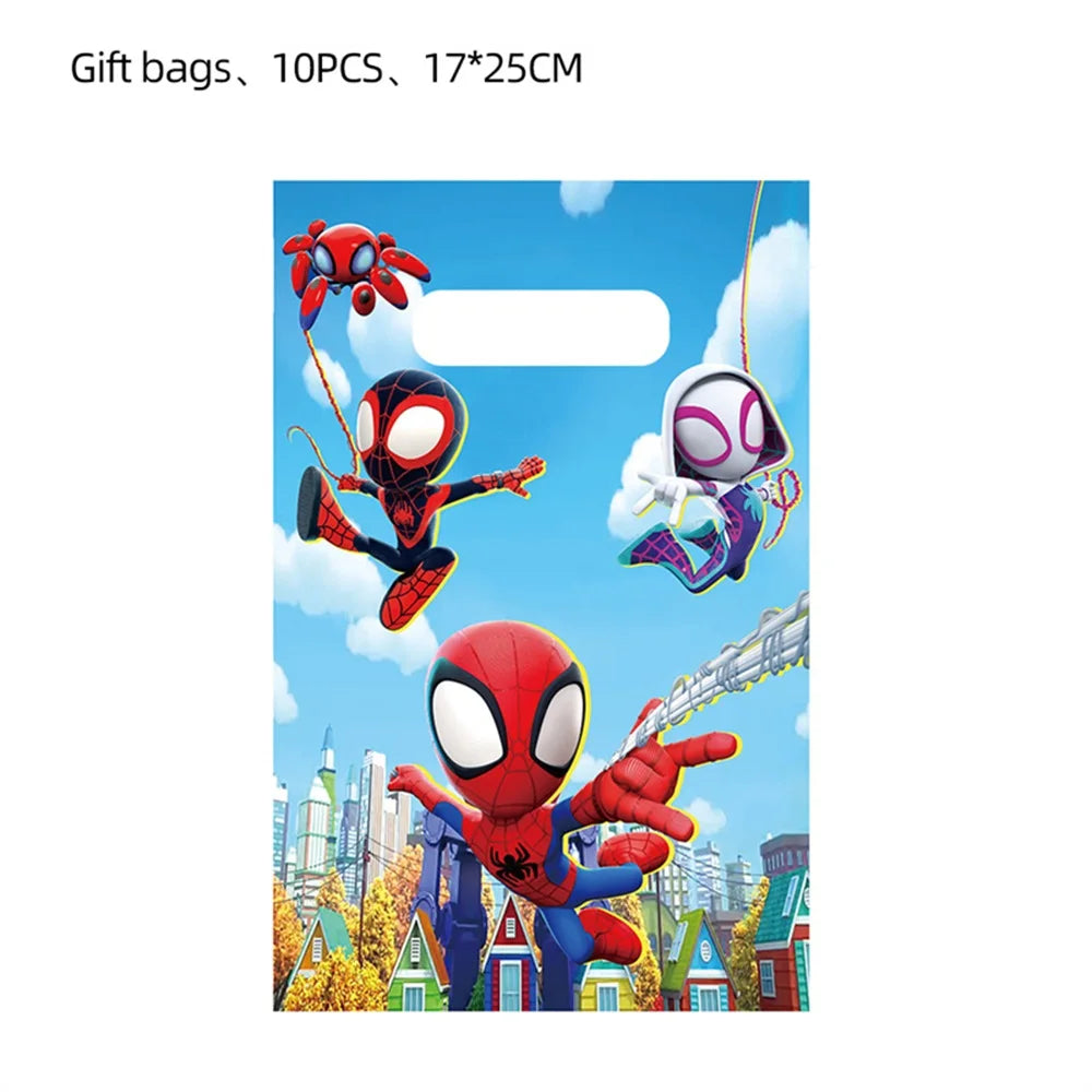 Sac en plastique spider-man*10pcs