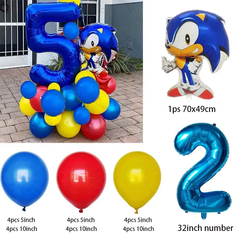 Lot DE BALLONS SONIC