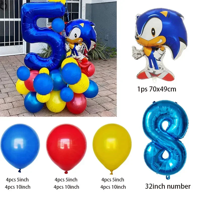 Lot DE BALLONS SONIC