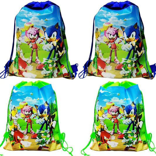 sac en tissu sonic*12pcs