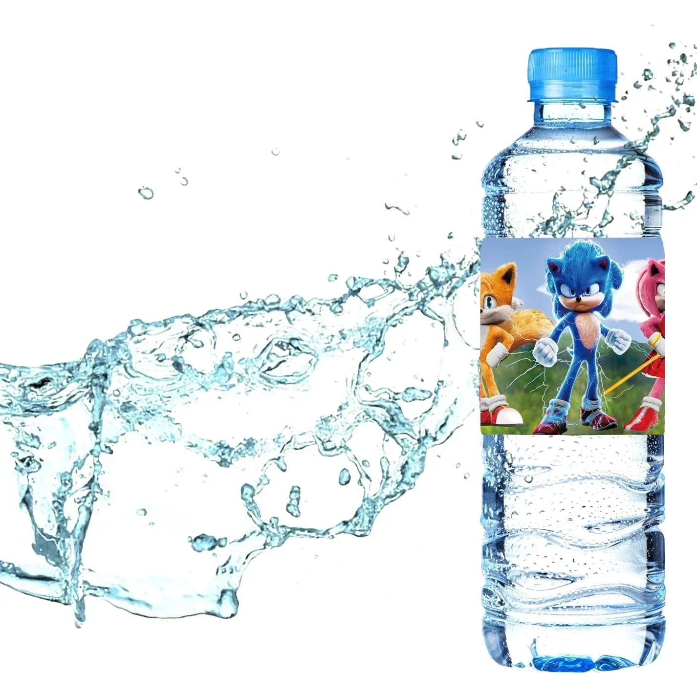 Étiquettes bouteille sonic