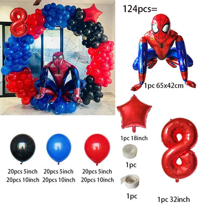 Couronne de ballons spider man 4