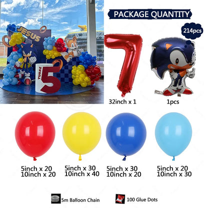 Arche de ballons sonic 1