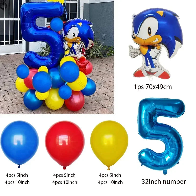 Lot DE BALLONS SONIC