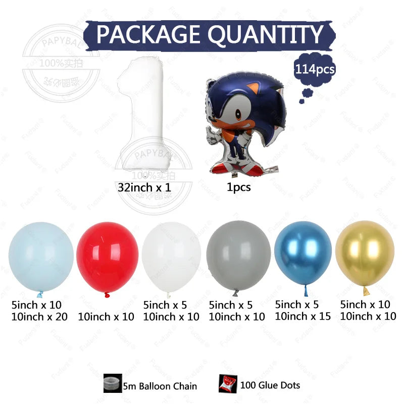 Arche ballons sonic 2