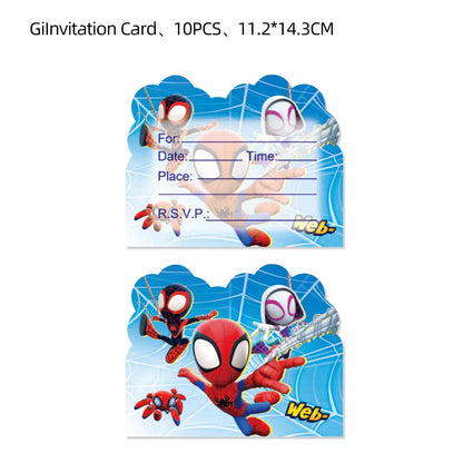 Invitations Spider-man