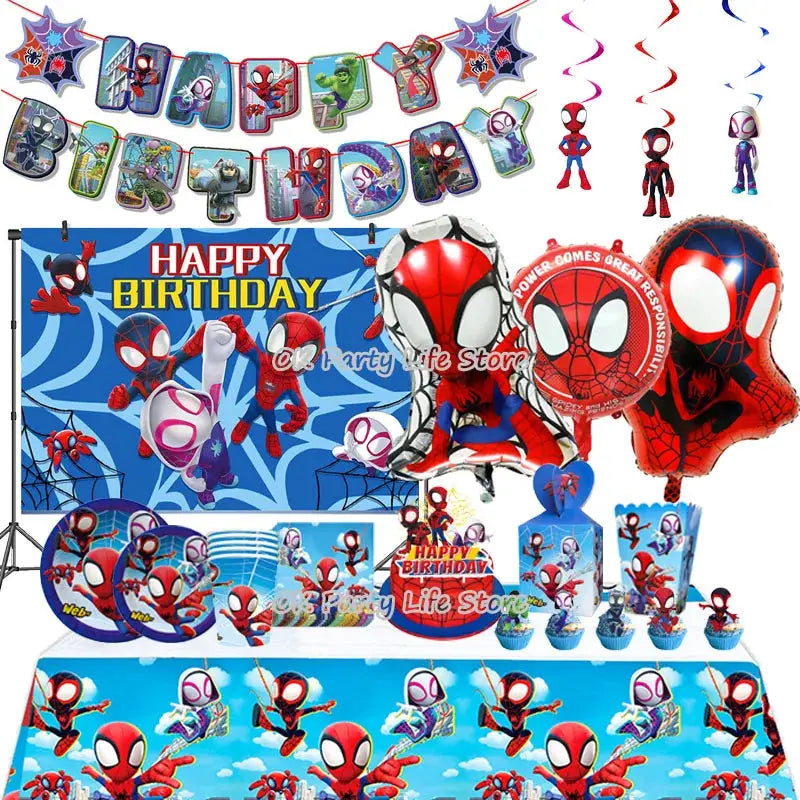 Kit d'anniversaire spider man 2